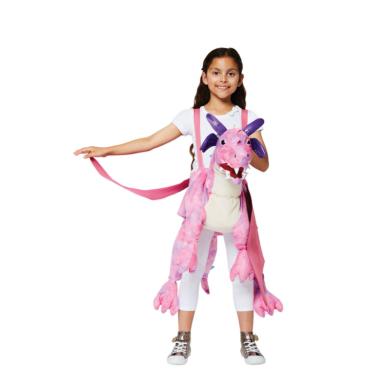 Ride on Pink Dragon - Ride on Dragon - Children's Costume - Time to Dress Up -1