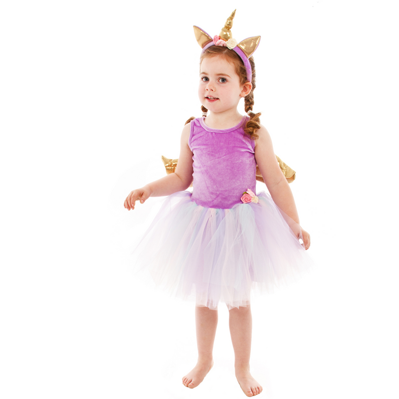Children's Unicorn Tutu Dress with Headband