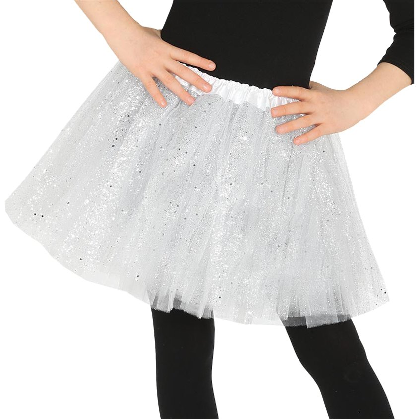 Silver glitter shop tutu skirt