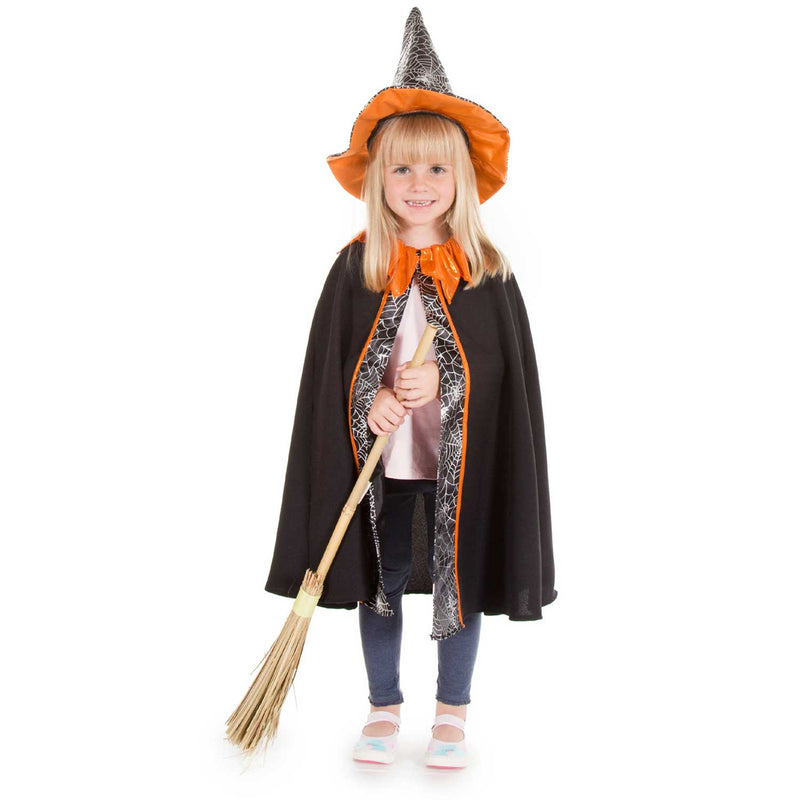 Children's Witch Cape and Hat Fancy Dress Costume - Pretend to Bee